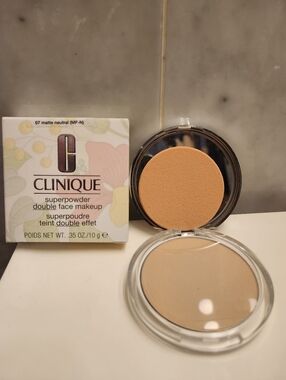 BRAND NEW Clinique Superpowder Double Face Makeup In 07 Matte Neutral